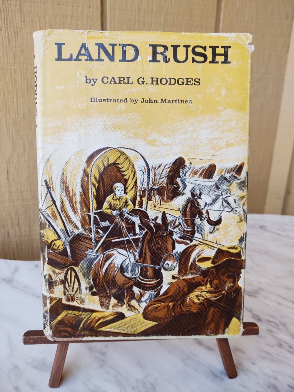 Land Rush Carl G. Hodges Cherokee Strip Land Run of 1893 Oklahoma First Edition